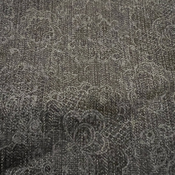 XOXO Premium Denim Skirt w/Subtle Floral Print - Picture 6 of 16